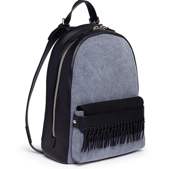 3.1 Phillip Lim Mini Bianca Backpack Denim Black main image 7